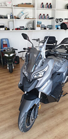 MOTOCAM Motolüx RT2 Ragner Siperlik Ön Cam 2023-2025 Model 56cm Şeffaf Renkli 4mm UZUN CAM