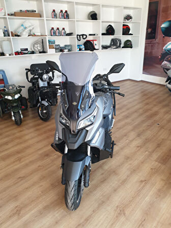 MOTOCAM Motolüx RT2 Ragner Siperlik Ön Cam 2023-2025 Model 56cm Siyah Renkli 4mm UZUN CAM