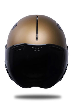 Sx.10 Mat Gold Kask