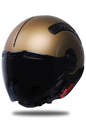 Sx.10 Mat Gold Kask