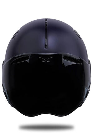Sx.10 Mat Mavi Kask