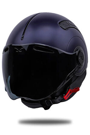 Sx.10 Mat Mavi Kask