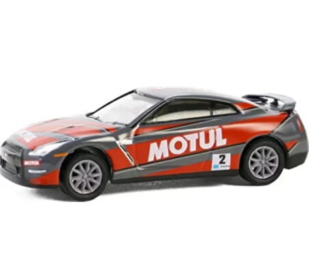 Greenlight 2015 Nissan GT-R (R35) MOTUL Exclusive Diecast Model Araba