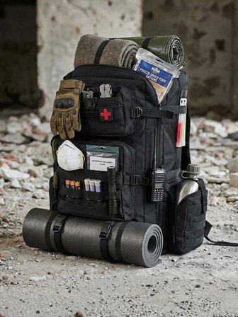 MOX Tactical 75+10 Litre Profesyonel Dağcılık & Taktik Sırt Çantası Acil Durum Çantası