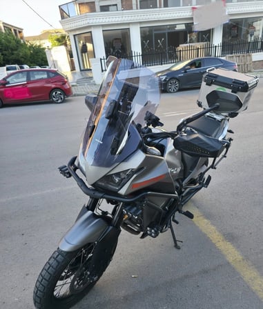 MOTOCAM Moto Morini X-Cape 650  Ön Cam 2019-2026 Model 48cm Füme Renkli 4mm UZUN