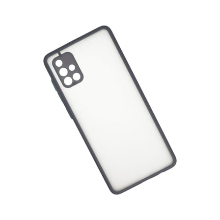 Galaxy A71 Kılıf Montreal Silikon Kapak - Gri