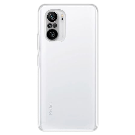 Poco F3 Kılıf Deluxe 2Mm Şeffaf Silikon - Şeffaf