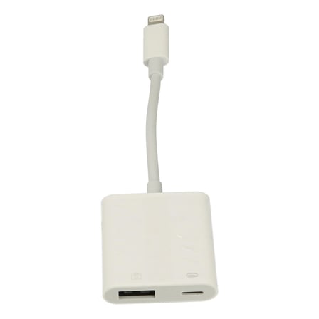 Apr22 Iphone Otg 2In1 - Beyaz