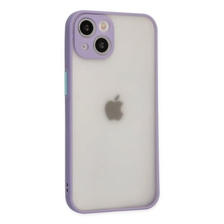 İphone 14 Kılıf Montreal Silikon Kapak - Mor