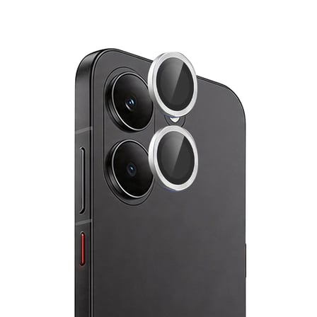 Poco X8 Pro Raze Metal Kamera Lens - Gümüş