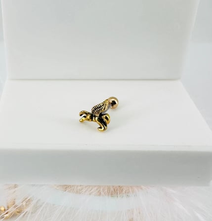 Uç Kısmı : Pirinç Kıkırdak Bar Uzunluğu : 6 Mm / Bar Kalınlığı 0.8 Mm / Top Boyu 3 Mm - Pt0022-1