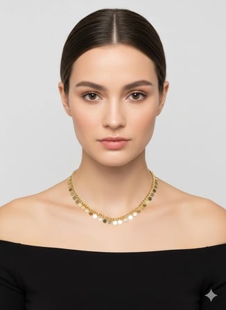 Kaplama Zincir Pirinç Cm Kolye Zincir 45 Cm - Kl0260