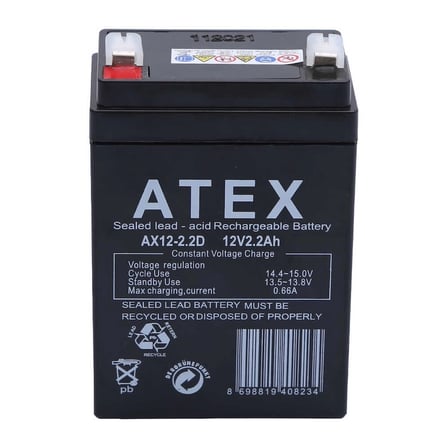 Atex Ax12-2.2 12V 2.2Ah Dik Akü