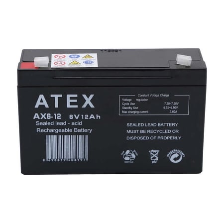 Atex Ax6-12 6V 12Ah Akü