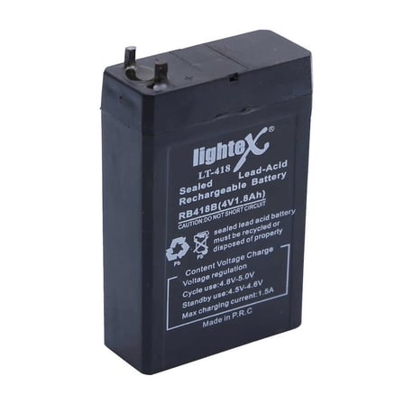 Lightex Lt-418 4V 1.8Ah Işıldak Fener Aküsü