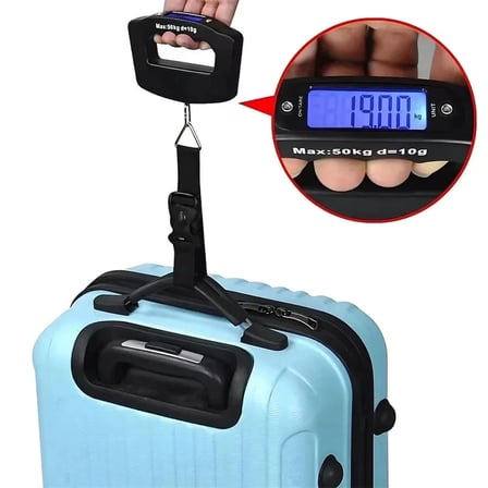 Fithome Ty-S11 Dijital Işıklı Elektronik Askılı El Bagaj Tartısı Bavul Kantarı 50Kg