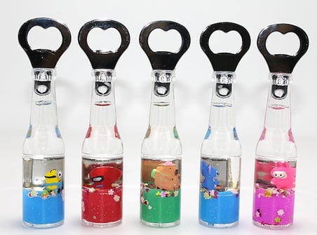 Batmayan Şişe Açacağı Magnet Spiderman, Labubu,Kapibara, Stitch, Minion Alk5279