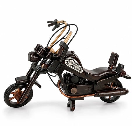 Dekoratif Ahşap Harley Motor Küçük Boy No:1140
