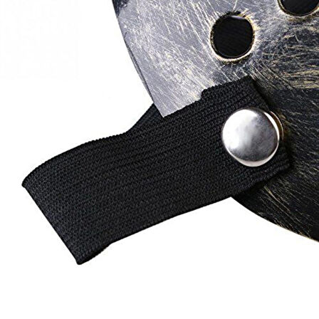 Jason Maskesi Hannibal Maskesi Metal Gümüş Renk 20X25 Cm