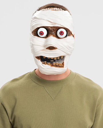 Sallanan Yaylı Oynar Gözlü Mumya Maskesi