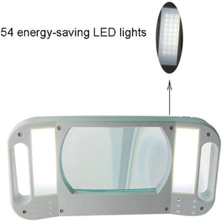 5X 10X Büyüteç Led Işıklı Süper Parlak Enerji Tasarruflu Masa Lambası Lt861