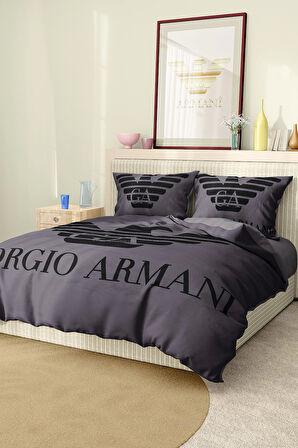Marka Nevresim Takımı Çift Kişilik Pamuklu Saten Kumaş 6 Parça 3D Dijital Baskı Duvet Cover Set