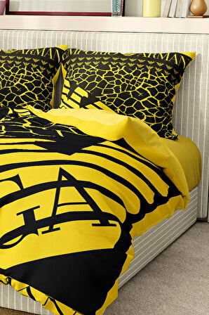 Marka Nevresim Takımı Çift Kişilik Pamuklu Saten Kumaş 6 Parça 3D Dijital Baskı Duvet Cover Set