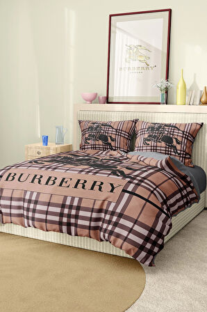 Marka Nevresim Takımı Çift Kişilik Pamuklu Saten Kumaş 6 Parça 3D Dijital Baskı Duvet Cover Set