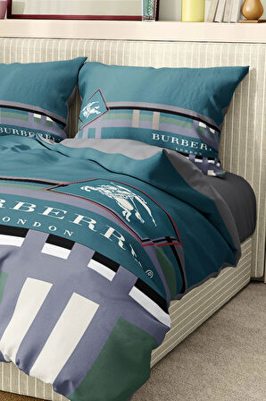 Marka Nevresim Takımı Çift Kişilik Pamuklu Saten Kumaş 6 Parça 3D Dijital Baskı Duvet Cover Set