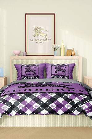 Marka Nevresim Takımı Çift Kişilik Pamuklu Saten Kumaş 6 Parça 3D Dijital Baskı Duvet Cover Set