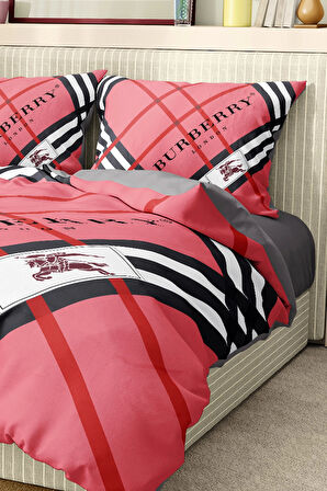 Marka Nevresim Takımı Çift Kişilik Pamuklu Saten Kumaş 6 Parça 3D Dijital Baskı Duvet Cover Set