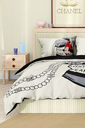 Marka Nevresim Takımı Çift Kişilik Pamuklu Saten Kumaş 6 Parça 3D Dijital Baskı Duvet Cover Set