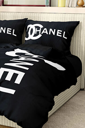Marka Nevresim Takımı Çift Kişilik Pamuklu Saten Kumaş 6 Parça 3D Dijital Baskı Duvet Cover Set