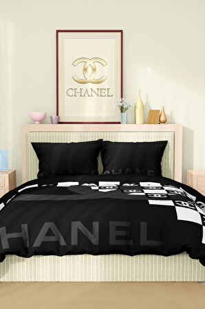 Marka Nevresim Takımı Çift Kişilik Pamuklu Saten Kumaş 6 Parça 3D Dijital Baskı Duvet Cover Set