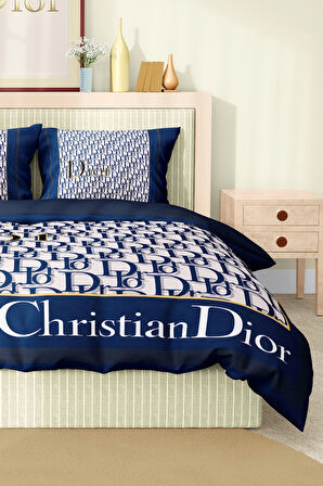 Marka Nevresim Takımı Çift Kişilik Pamuklu Saten Kumaş 6 Parça 3D Dijital Baskı Duvet Cover Set