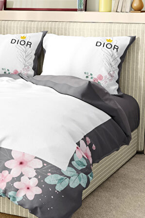Marka Nevresim Takımı Çift Kişilik Pamuklu Saten Kumaş 6 Parça 3D Dijital Baskı Duvet Cover Set