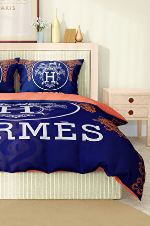 Marka Nevresim Takımı Çift Kişilik Pamuklu Saten Kumaş 6 Parça 3D Dijital Baskı Duvet Cover Set