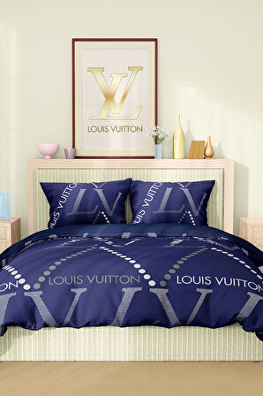 Marka Nevresim Takımı Çift Kişilik Pamuklu Saten Kumaş 6 Parça 3D Dijital Baskı Duvet Cover Set