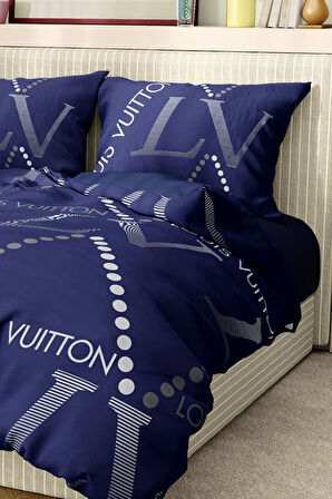 Marka Nevresim Takımı Çift Kişilik Pamuklu Saten Kumaş 6 Parça 3D Dijital Baskı Duvet Cover Set
