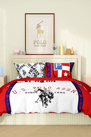 Marka Nevresim Takımı Çift Kişilik Pamuklu Saten Kumaş 6 Parça 3D Dijital Baskı Duvet Cover Set