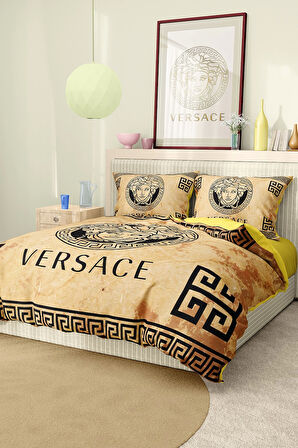 Marka Nevresim Takımı Çift Kişilik Pamuklu Saten Kumaş 6 Parça 3D Dijital Baskı Duvet Cover Set