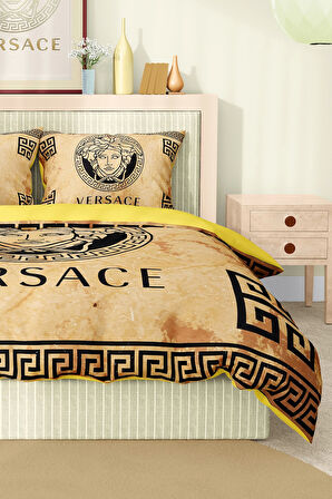 Marka Nevresim Takımı Çift Kişilik Pamuklu Saten Kumaş 6 Parça 3D Dijital Baskı Duvet Cover Set