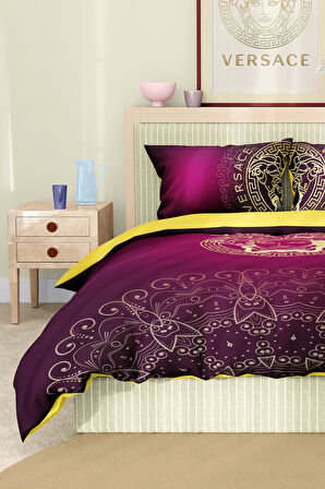 Marka Nevresim Takımı Çift Kişilik Pamuklu Saten Kumaş 6 Parça 3D Dijital Baskı Duvet Cover Set