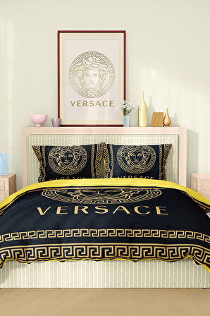 Marka Nevresim Takımı Çift Kişilik Pamuklu Saten Kumaş 6 Parça 3D Dijital Baskı Duvet Cover Set