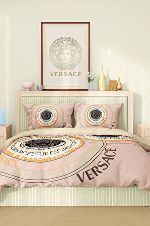 Marka Nevresim Takımı Çift Kişilik Pamuklu Saten Kumaş 6 Parça 3D Dijital Baskı Duvet Cover Set