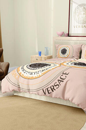 Marka Nevresim Takımı Çift Kişilik Pamuklu Saten Kumaş 6 Parça 3D Dijital Baskı Duvet Cover Set