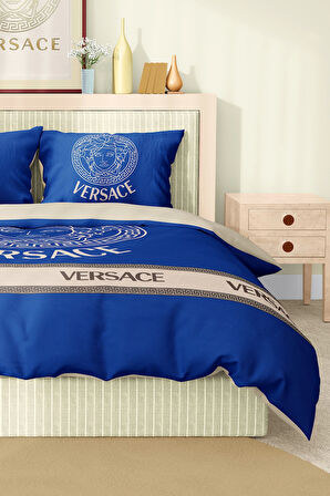 Marka Nevresim Takımı Çift Kişilik Pamuklu Saten Kumaş 6 Parça 3D Dijital Baskı Duvet Cover Set