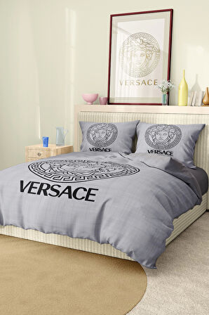 Marka Nevresim Takımı Çift Kişilik Pamuklu Saten Kumaş 6 Parça 3D Dijital Baskı Duvet Cover Set