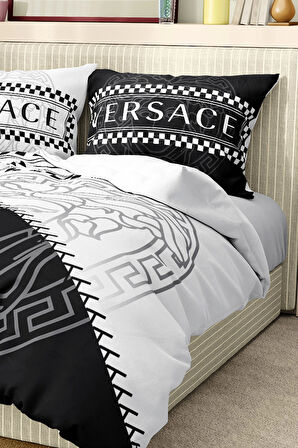 Marka Nevresim Takımı Çift Kişilik Pamuklu Saten Kumaş 6 Parça 3D Dijital Baskı Duvet Cover Set