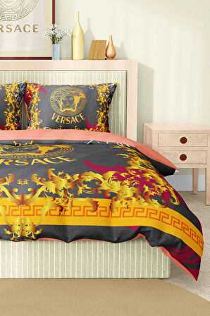Marka Nevresim Takımı Çift Kişilik Pamuklu Saten Kumaş 6 Parça 3D Dijital Baskı Duvet Cover Set